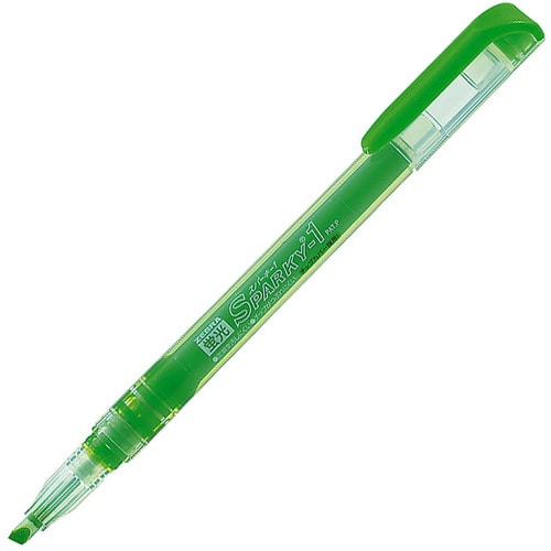 ゼブラ 蛍光スパーキー1 緑 WKP1-G 1セット(10本)