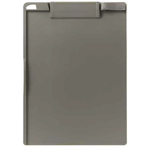 TANOSEE クリップボード A4タテ グレー 1セット(10枚)