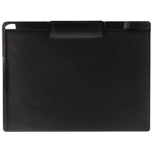 TANOSEE クリップボード A4ヨコ ブラック 1セット(10枚)