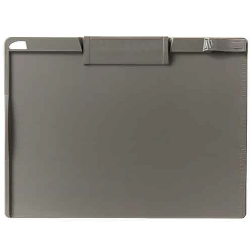 TANOSEE クリップボード A4ヨコ グレー 1セット(10枚)