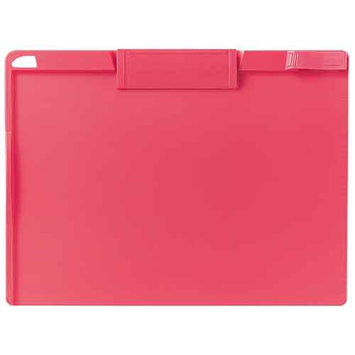 TANOSEE クリップボード A4ヨコ ピンク 1セット(10枚)