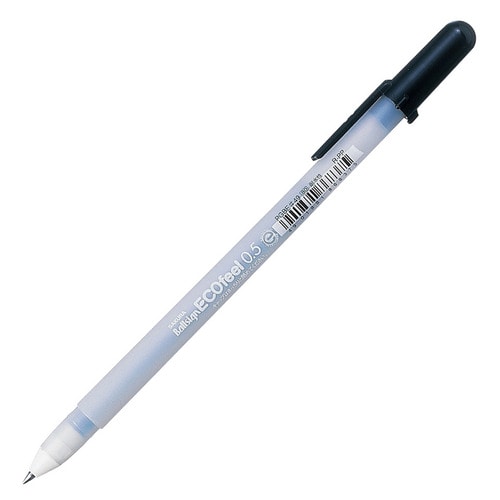 サクラクレパス ゲルインクボールペン ボールサイン80エコフィール 0.5mm 黒 PGBE#49 1セット(10本)