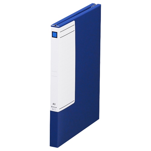 キングジム 図面ファイルGS A3 2つ折 背幅27mm ボード表紙(青) 1173-B 1セット(5冊)