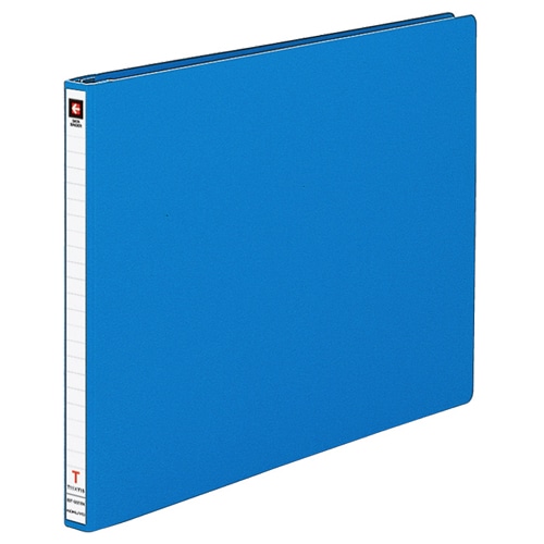 コクヨ データバインダーT(バースト用・スリムタイプ) T11×Y15 8穴 120枚収容 青 EBT-S2215NB 1セット(10冊)