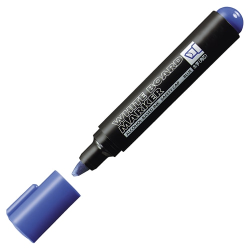 コクヨ ホワイトボード用マーカー 太字角芯 青 PM-B113NB 1セット(10本)