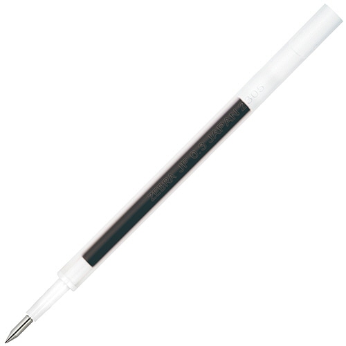 ゼブラ ジェルボールペン替芯 JF-0.3芯 黒 サラサ用 RJF3-BK 1セット(10本)