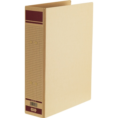 TANOSEE 保存用ファイル(片開き) A4タテ 500枚収容 50mmとじ 赤 1セット(12冊)