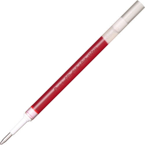 ぺんてる ゲルインクボールペン替芯 1.0mm砲弾チップ 赤 エナージェルシリーズ用 XLR10-B 1セット(10本)