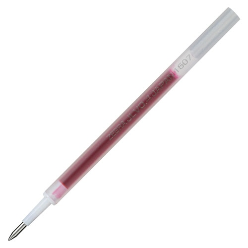 ゼブラ ジェルボールペン サラサドライ用リフィル 0.4mm 赤 RJLV4-R 1セット(10本)