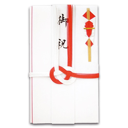 赤白7本 金封 短冊付 1セット(10枚)