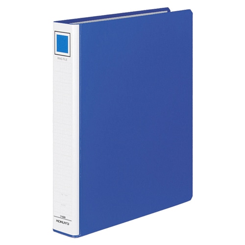 コクヨ リングファイル PPフィルム貼表紙 A4タテ 2穴 330枚収容 リング内径39mm 背幅56mm 青 フ-440NB 1セット(20冊)