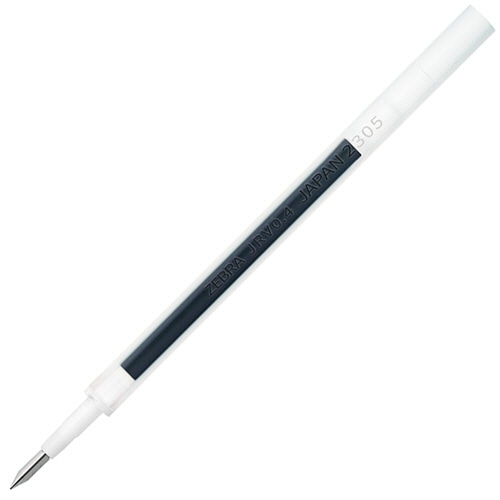 ゼブラ ジェルボールペン替芯 JRV-0.4芯 青 P-RJRV4-BL 1セット(10本)