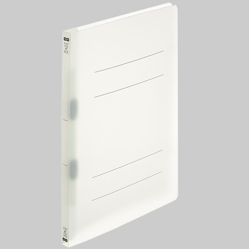 TANOSEE フラットファイル(再生PP) A4タテ 150枚収容 背幅18mm クリア 1セット(25冊:5冊×5パック)