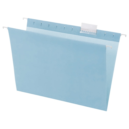 TANOSEE ハンギングフォルダー A4 ブルー 1セット(50冊:5冊×10パック)