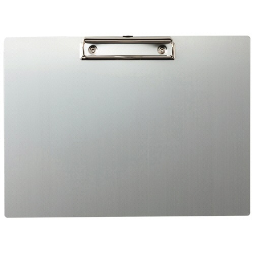 TANOSEE アルミクリップボード A4ヨコ 1セット(10枚)