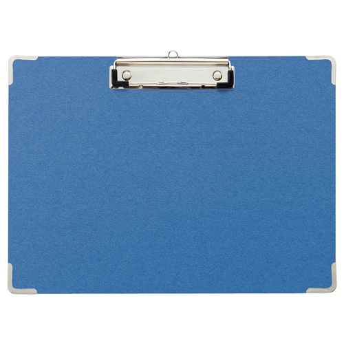 TANOSEE 用箋挟 A4ヨコ ブルー 1セット(20枚)