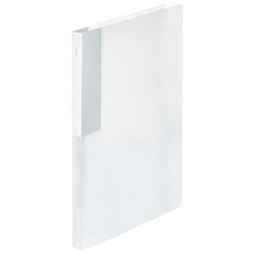 TANOSEE レターファイル(再生PP) A4タテ 120枚収容 背幅18mm クリア 1セット(10冊)