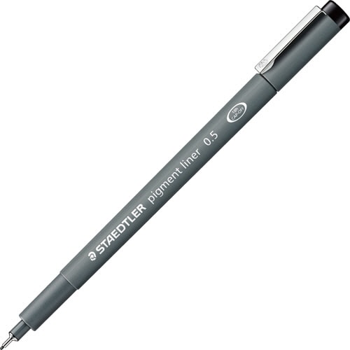 ステッドラー ピグメントライナー 0.5mm 黒 308 05-9 1セット(10本)
