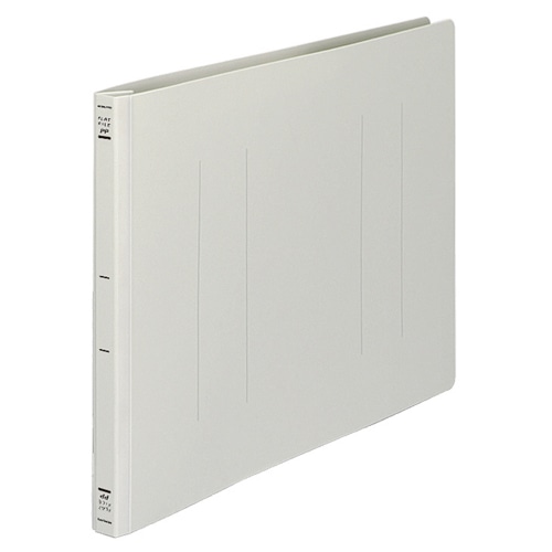 コクヨ フラットファイル(PP) B4ヨコ 150枚収容 背幅20mm グレー フ-H19M 1セット(10冊)