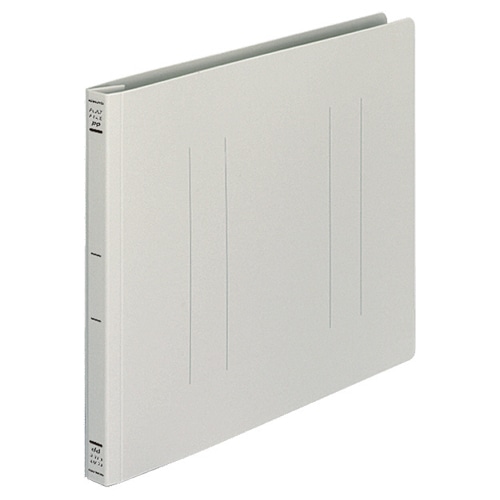コクヨ フラットファイル(PP) A4ヨコ 150枚収容 背幅20mm グレー フ-H15M 1セット(10冊)