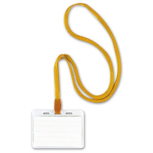 ソニック 吊り下げ名札 スタンダードタイプ ソフト 黄 NF-452-Y 1セット(30個:10個×3パック)