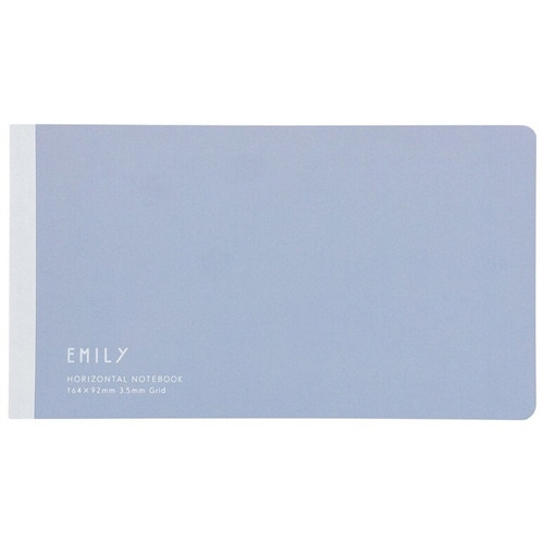 キングジム EMILy 横長ノート ブルーグレー EY9043-BG 1セット(5冊)