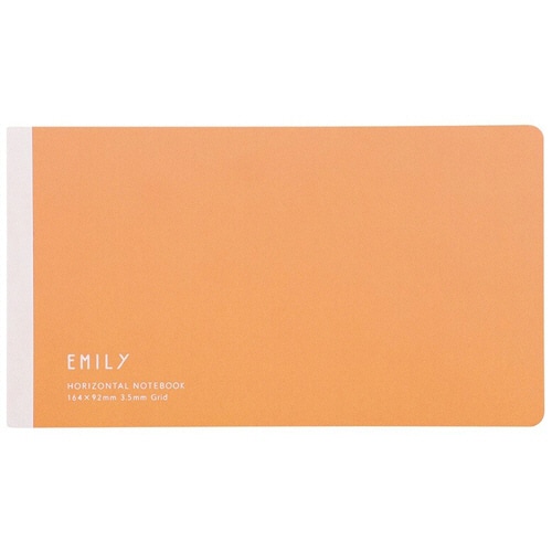 キングジム EMILy 横長ノート オレンジ EY9043-OR 1セット(5冊)