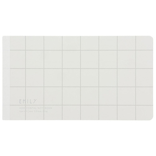 キングジム EMILy 横長ノート シロ EY9043-W 1セット(5冊)