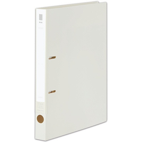 コクヨ リングファイル(NEOS) A4タテ 2穴 220枚収容 リング内径26mm 背幅33mm オフホワイト フ-NE430NW 1セット(10冊)