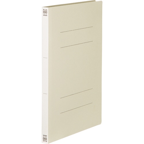 プラス フラットファイル 樹脂とじ具 A4タテ 150枚収容 背幅18mm アイボリー No.021N 1セット(10冊)