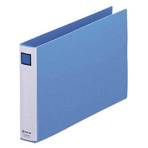 キングジム リングファイル(脱・着)N B6ヨコ 2穴 150枚収容 背幅27mm 青 632N 1セット(10冊)