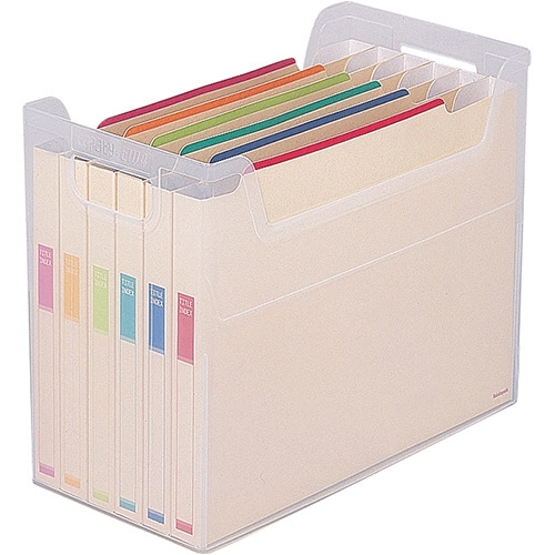 ナカバヤシ なげこみBOX(6分類) A4ヨコ ペーパーファイル6冊付 フボI-F6 1セット(10個)