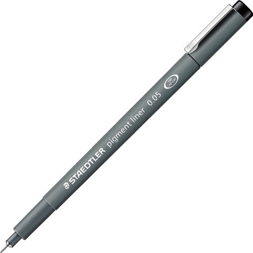 ステッドラー ピグメントライナー 0.05mm 黒 308 005-9 1セット(10本)