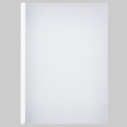 TANOSEE 薄型スリムレールホルダー A4タテ 10枚とじ 白 1セット(150冊:30冊×5パック)