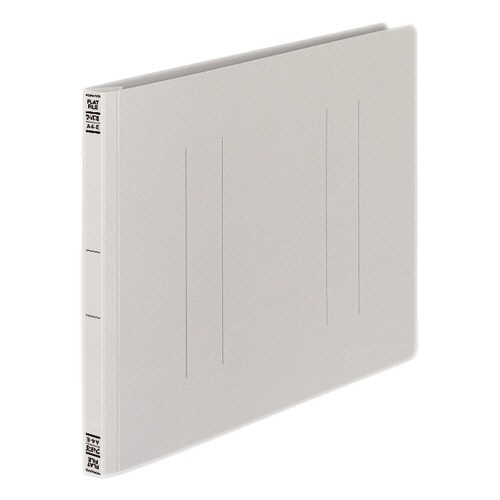 コクヨ フラットファイル(間伐材使用) A4ヨコ 150枚収容 背幅18mm グレー フ-VK15M 1セット(10冊)