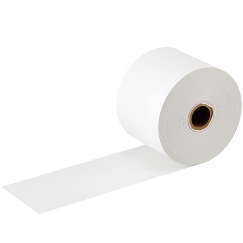 TANOSEE サーマルレジロール紙 中保存 幅58×直径74mm×長さ63m 厚み約0.065mm 芯内径17.5mm 1セット(80巻:5巻×16パック)
