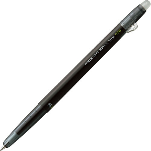 パイロット ゲルインキボールペン フリクションボールスリム038 ブラック LFBS-18UF-B 1セット(10本)