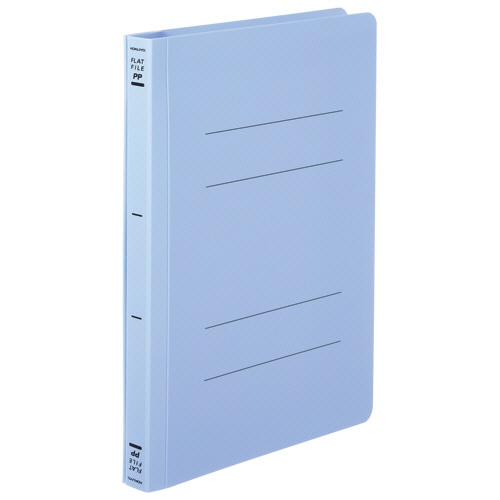 コクヨ フラットファイル(PP) A5タテ 150枚収容 背幅20mm 青 フ-H12B 1セット(10冊)