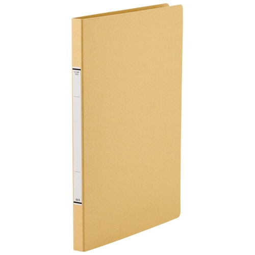 ＴＡＮＯＳＥＥ　クランプファイルＮ（紙表紙）　Ａ４タテ　１００枚収容　１０ｍｍとじ　背幅１８ｍｍ　クラフト　１セット（２０冊）
