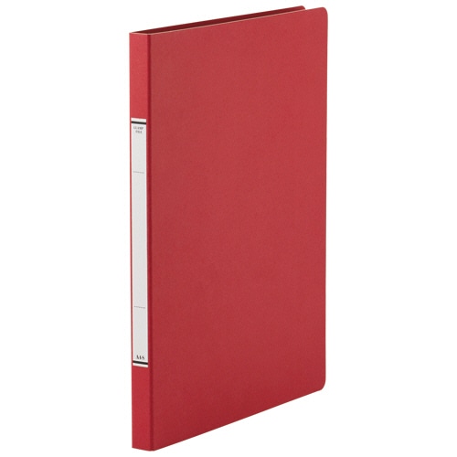ＴＡＮＯＳＥＥ　クランプファイルＮ（紙表紙）　Ａ４タテ　１００枚収容　１０ｍｍとじ　背幅１８ｍｍ　赤　１セット（２０冊）