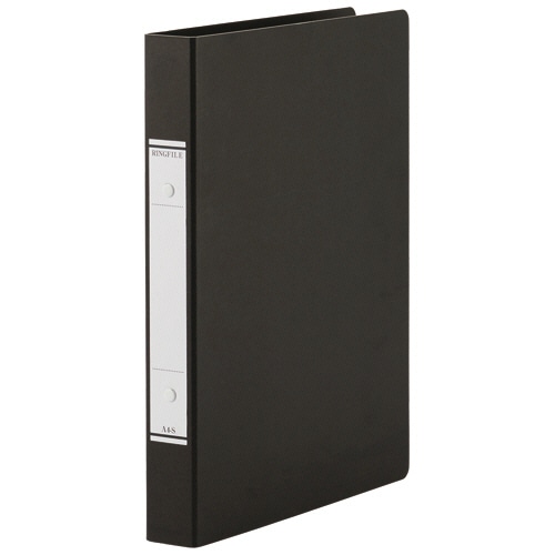 ＴＡＮＯＳＥＥ　ＯリングファイルＮ（紙表紙）　Ａ４タテ　２穴　２２０枚収容　リング内径２７ｍｍ　背幅３６ｍｍ　黒　１セット（２０冊）