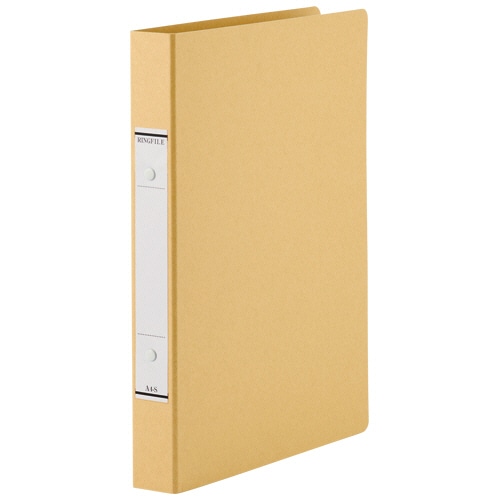 ＴＡＮＯＳＥＥ　ＯリングファイルＮ（紙表紙）　Ａ４タテ　２穴　２２０枚収容　リング内径２７ｍｍ　背幅３６ｍｍ　クラフト　１セット（２０冊）