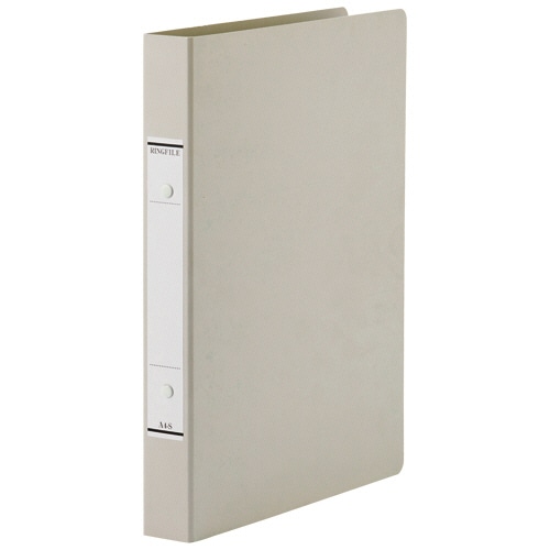 ＴＡＮＯＳＥＥ　ＯリングファイルＮ（紙表紙）　Ａ４タテ　２穴　２２０枚収容　リング内径２７ｍｍ　背幅３６ｍｍ　ソフトグレー　１セット（２０冊）