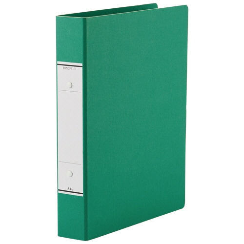 ＴＡＮＯＳＥＥ　ＯリングファイルＮ（紙表紙）　Ａ４タテ　２穴　３２０枚収容　リング内径３９ｍｍ　背幅５２ｍｍ　緑　１セット（１０冊）