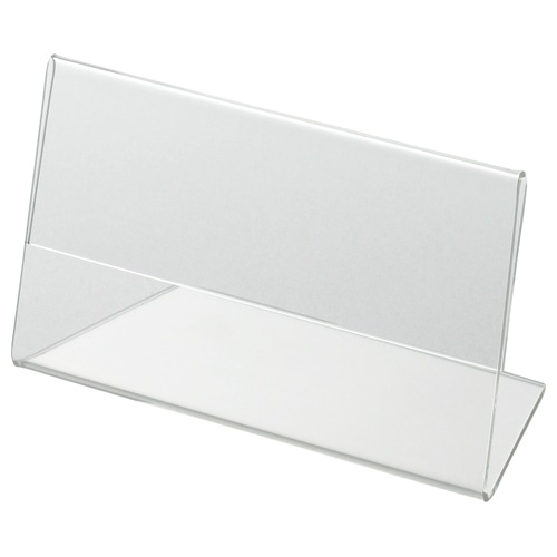 クルーズ アクリル製カード立て L型 小 110×61mm CRL791011 1セット(10個)