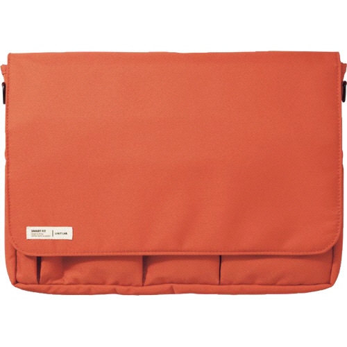 リヒトラブ SMART FIT キャリングポーチ A4 オレンジ A-7577-4 1セット(10個)