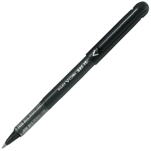 パイロット 水性ボールペン Vコーン 極細0.5mm ブラック LVE-10EF-B 1セット(10本)