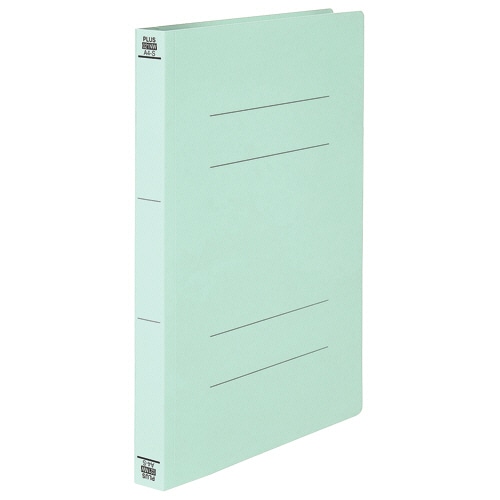 プラス フラットファイル 厚とじ300 樹脂製とじ具 A4タテ 背幅28mm ブルー No.021NW 1セット(10冊)