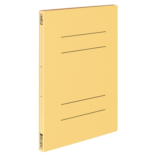 コクヨ フラットファイル(オール紙) A4タテ 100枚収容 背幅18mm 黄 フ-RK10NY 1セット(10冊)