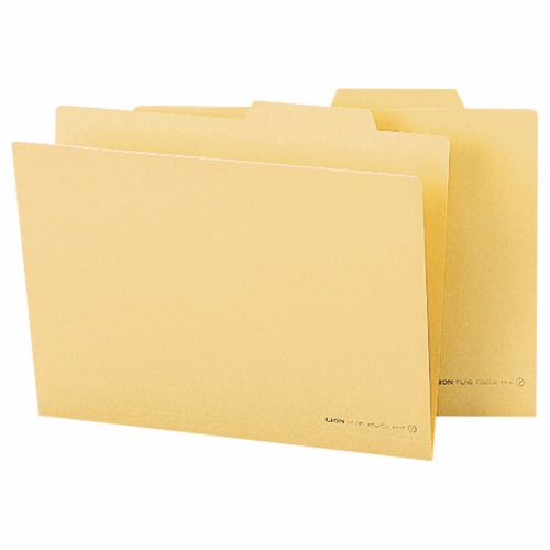 ライオン事務器 個別フォルダー A4 クリーム A4-IF 1セット(10冊)